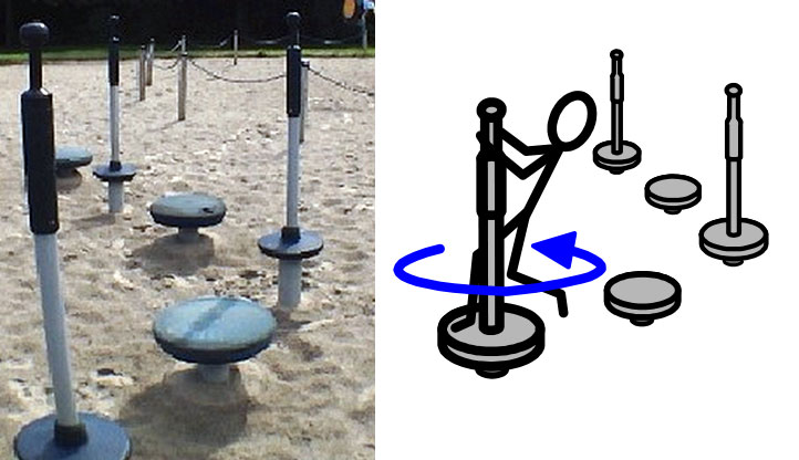 Playpark equipment and symbols
