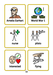 Amelia Earhart Symbol Flashcards