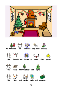 Widgit symbol-supported Christmas book