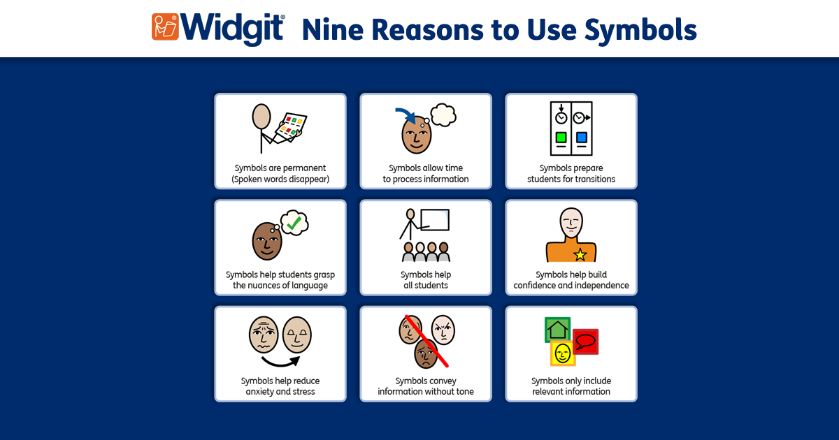 Nine Reasons to Use Symbols | Widgit