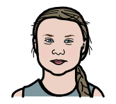 Greta Thunberg icon