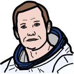 Neil Armstrong icon
