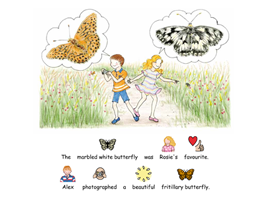 Autism and Nature story and colouring books