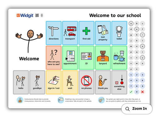 Welcome to our school Communication Board