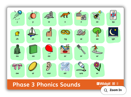 Phase 3 Phonics Board