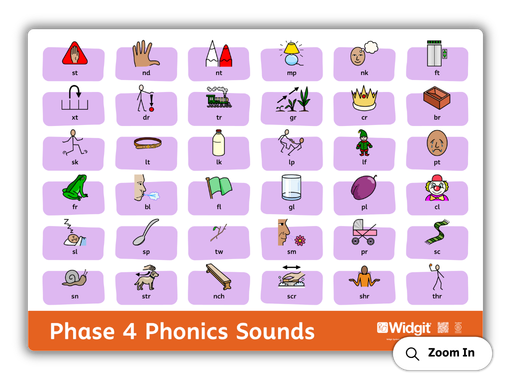 Phase 4 Phonics Board