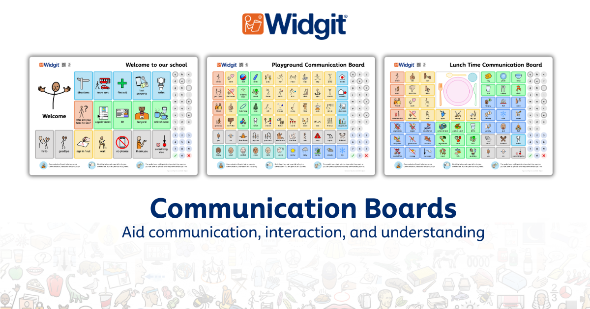 Widgit Communication Boards | Environments