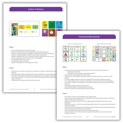 Visual Strategies Example Pages 1 and 2