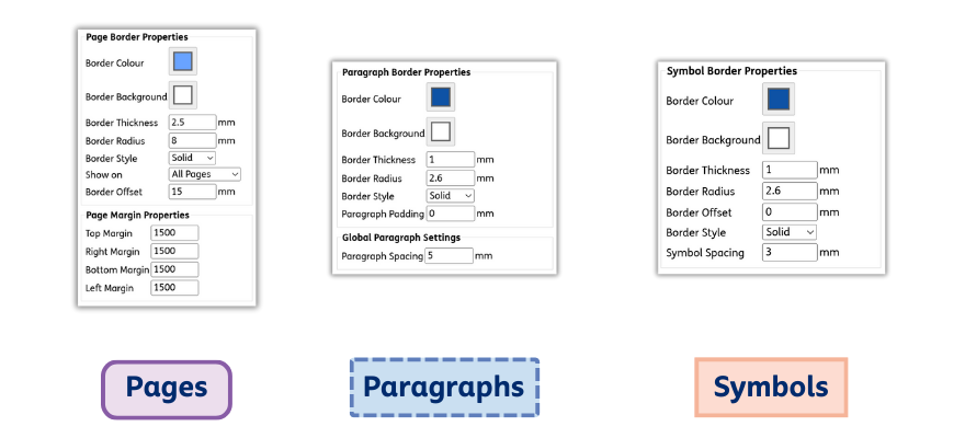 Border Style Settings