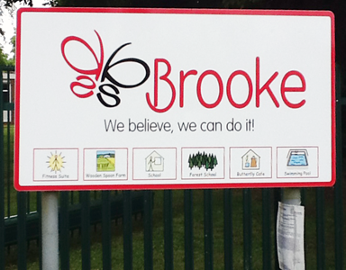 Brook School Signs