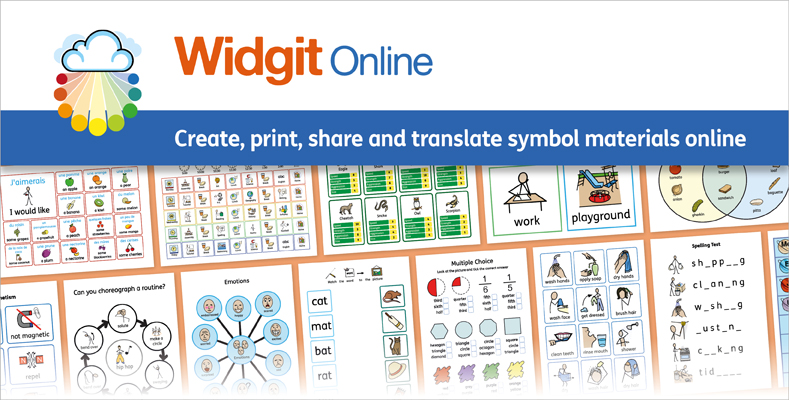 try Widgit Online for free for 30 days