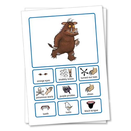Gruffalo Vocabulary Symbol Resource