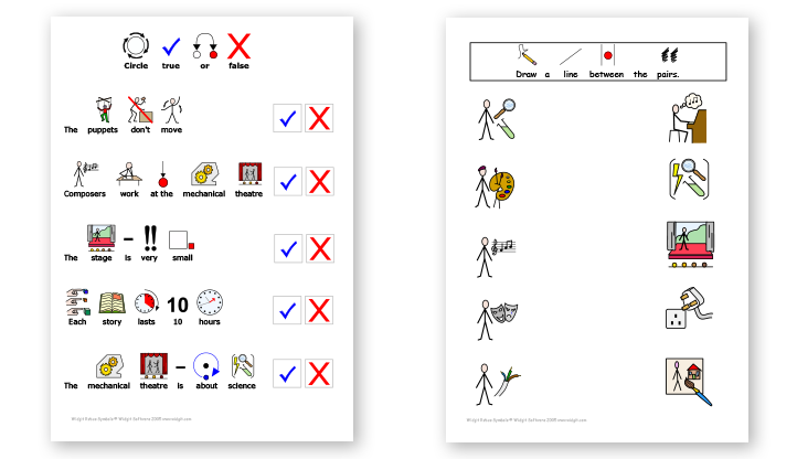 Acivities in symbols