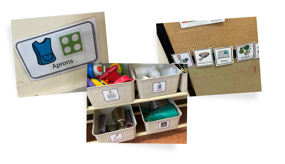 Examples of resources used at nursery