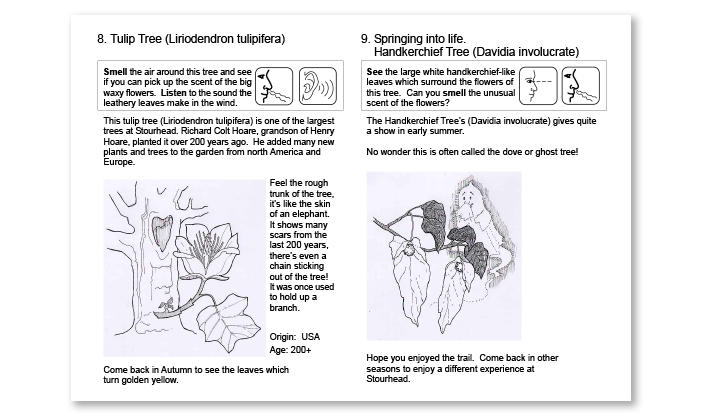 Trail guide page 8 and 9