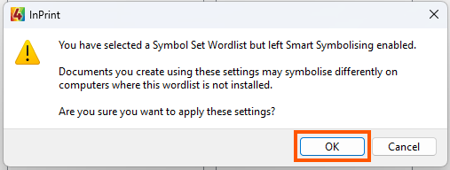 User Interface – Alert