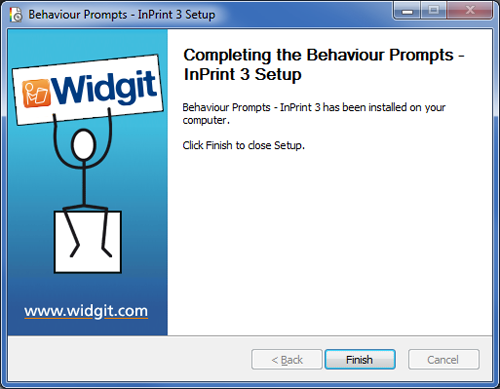Installing Resources for InPrint 3 - Finishing Install