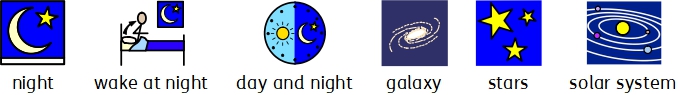 Night - Legacy symbols