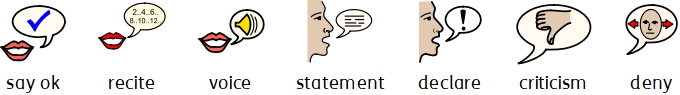 Speech - Legacy symbols