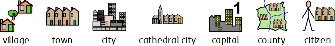 Town - Legacy symbols