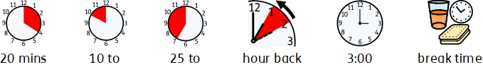 Clock Colour - New symbols
