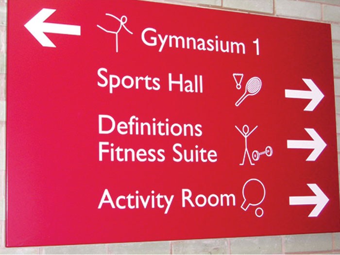 Symbol signage