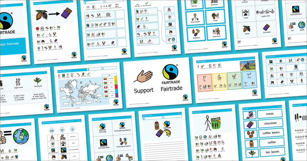 Fairtrade Widgit Symbol Resource created with the Fairtrade Foundation
