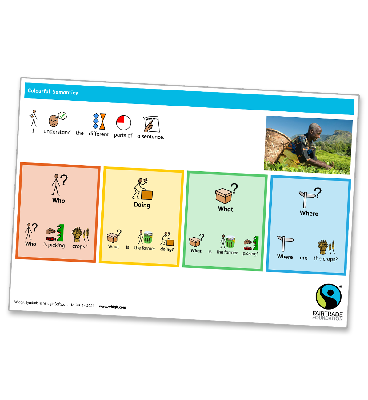 Fairtrade Colourful Semantics Activity