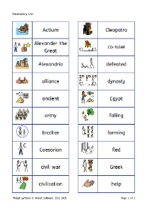 Cleopatra Symbol Flashcards