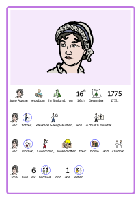 Jane Austen Symbol-Supported Book