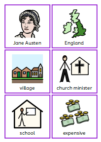 Jane Austen Symbol Flashcards