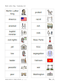 Vocabulary list