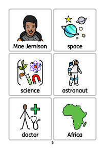 Mae Jemison Symbol Flashcards