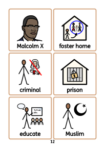 Malcolm X Symbol Flashcards