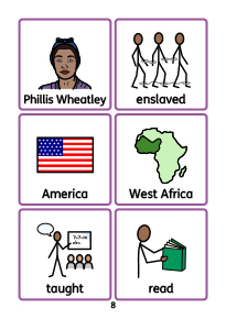 Phillis Wheatley Symbol Flashcards