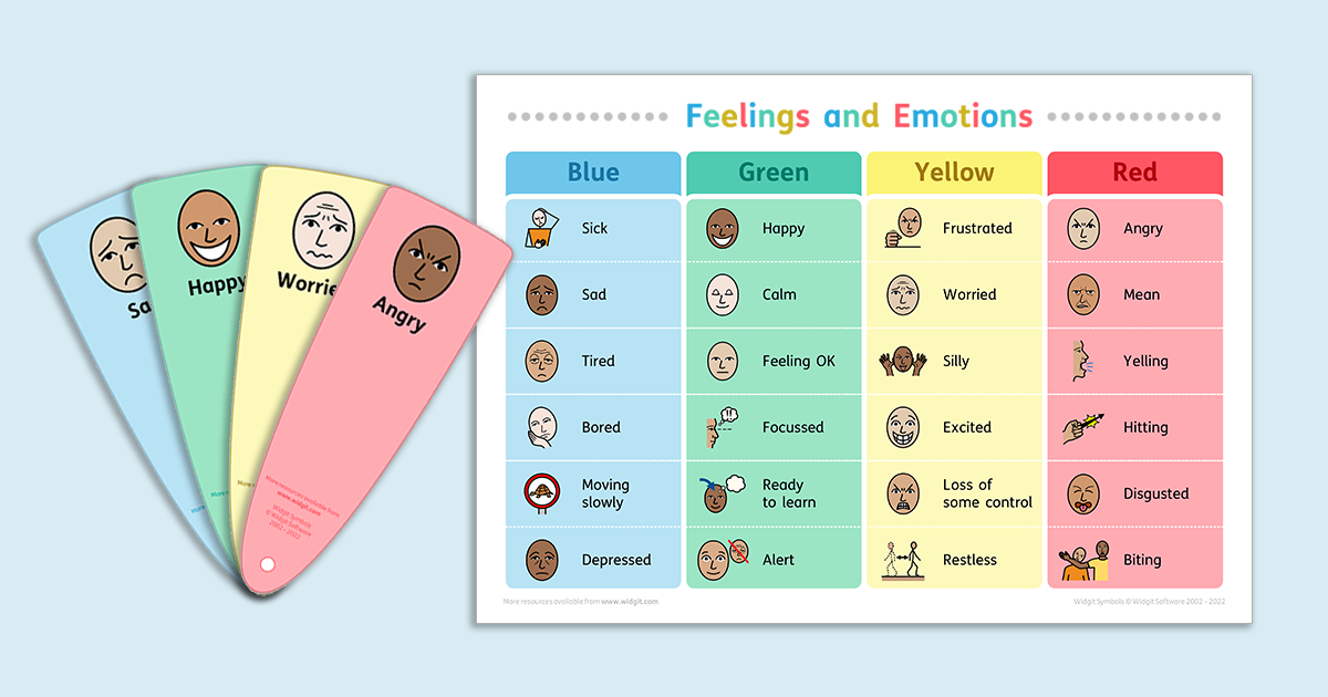 Feelings and Emotions Charts and Fans
