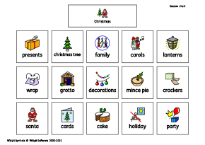 Seasons Vocab
