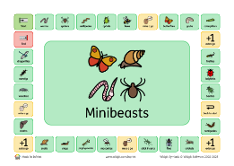 Minibeasts board game