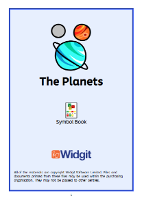 Planets Symbol Book