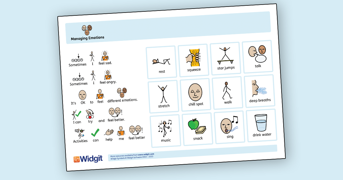 Symbol-supported Emotions Chart