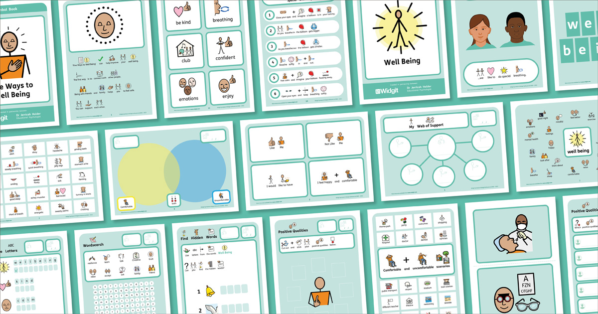 Wellbeing Pack Widgit Symbol Resources Wellbeing Pack Widgit Symbol Resources
