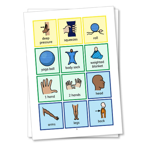 Widgit Symbols Sensory Tips