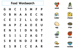 Food Wordsearch