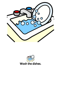 washing up