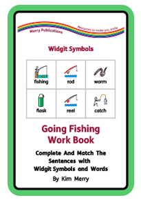 Going fishing, work book cover