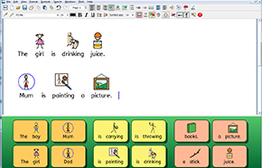 Words from letters activity