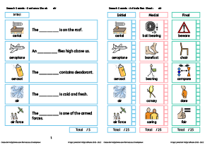 Symbol Word Cards