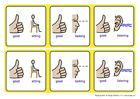 Behaviour cards
						