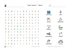 Commonwealth Games 2026 Wordsearch