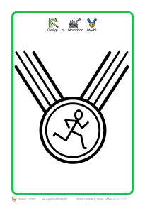 Design a marathon medal